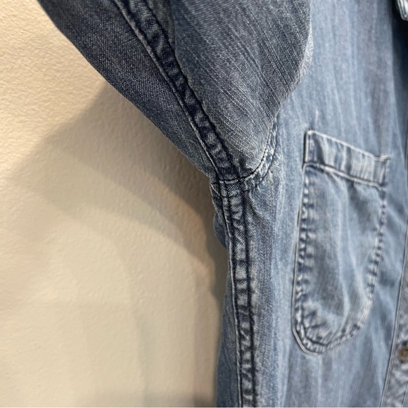 Rails Chambray Denim Top Button Up Size XS - Picture 10 of 11